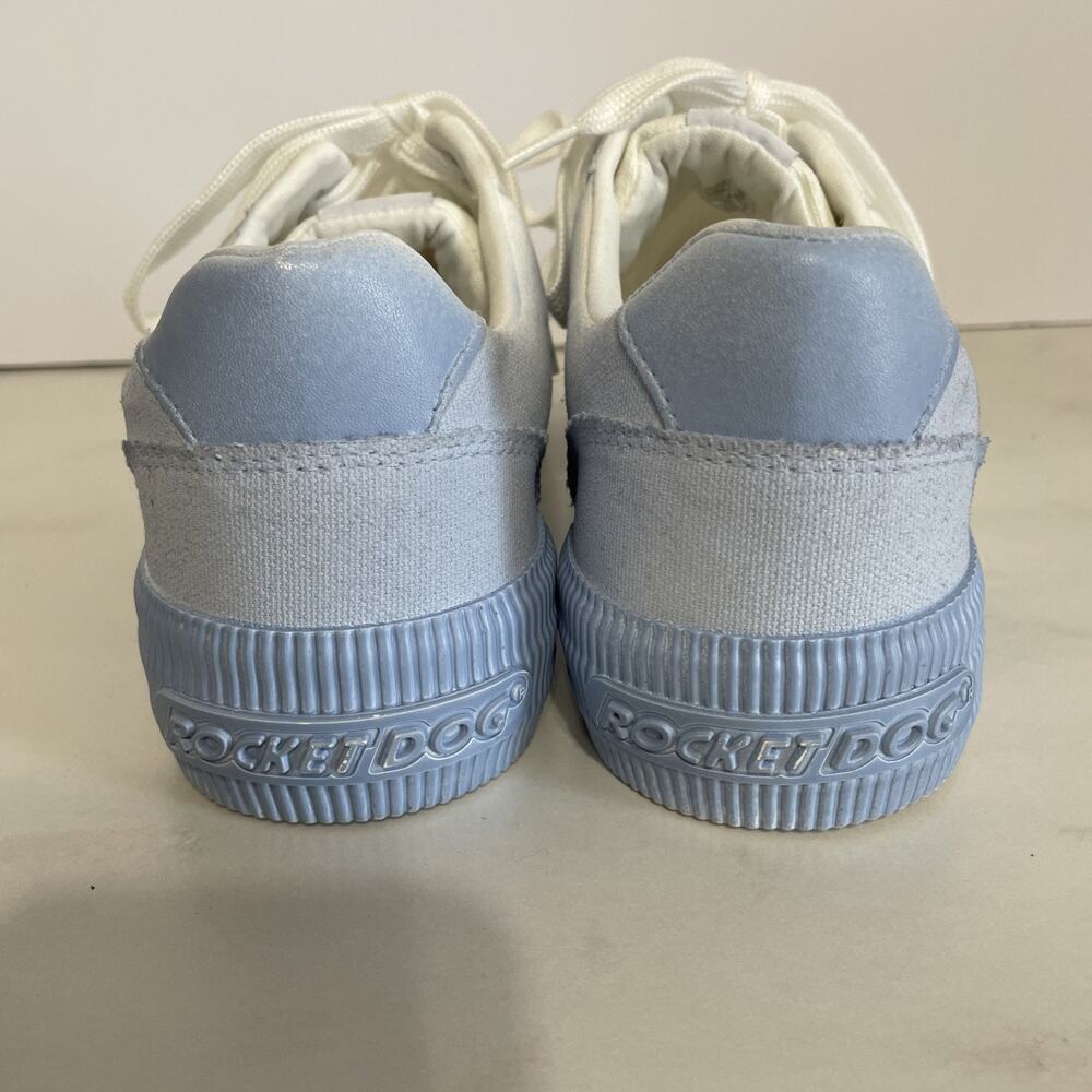 Rocket Dog Cheery Cotton Canvas Sneakers Women’s Size 11 Blue White Fade NEW - Picture 3 of 9